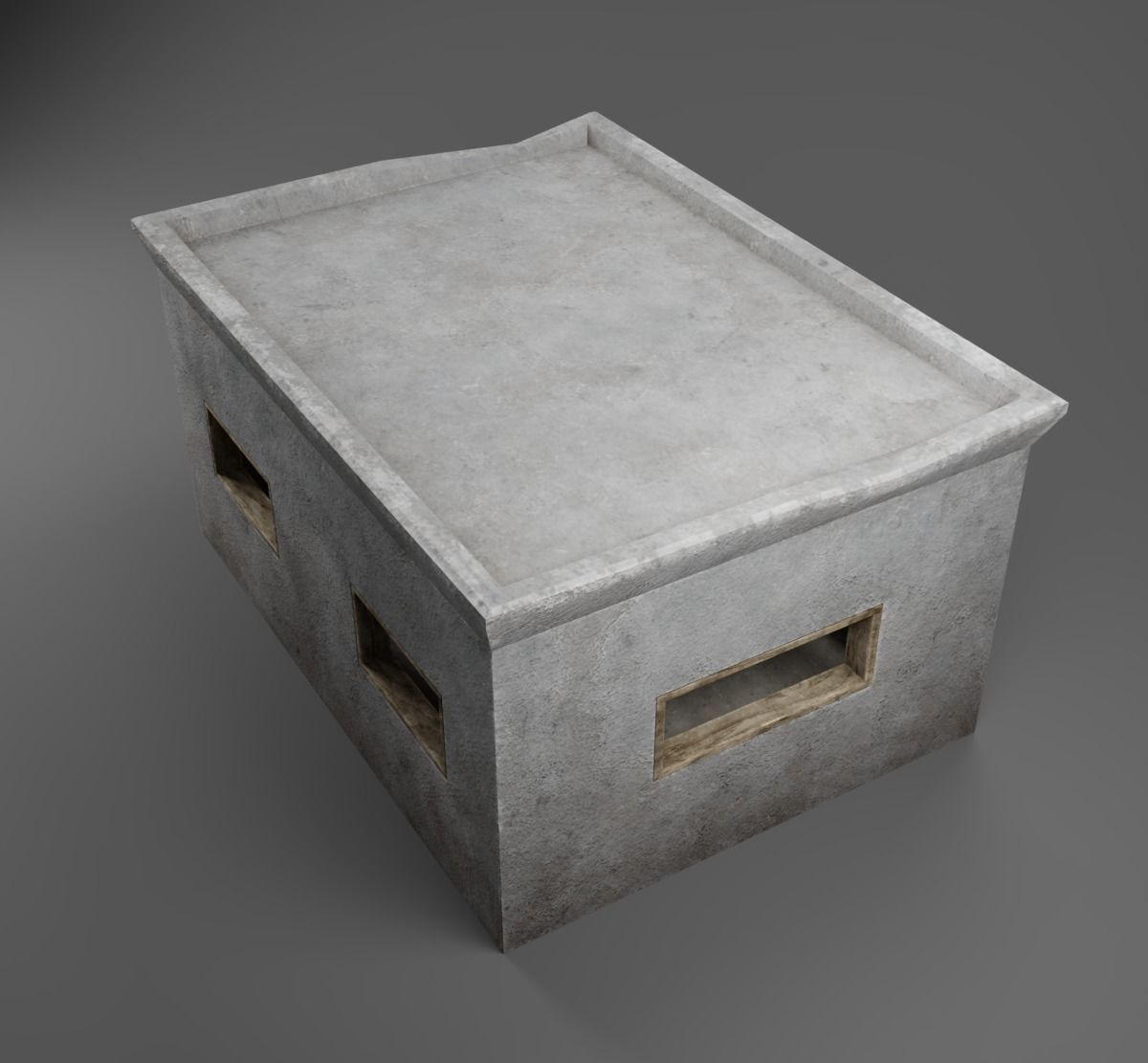 Garage asset Low-poly 3D model_7