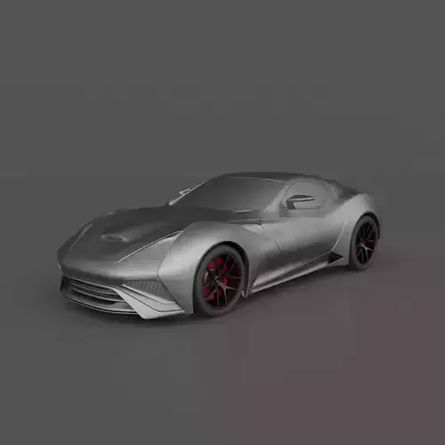 Icona vulcano Titanium  3D Model Ready to Print STL File 3D print model