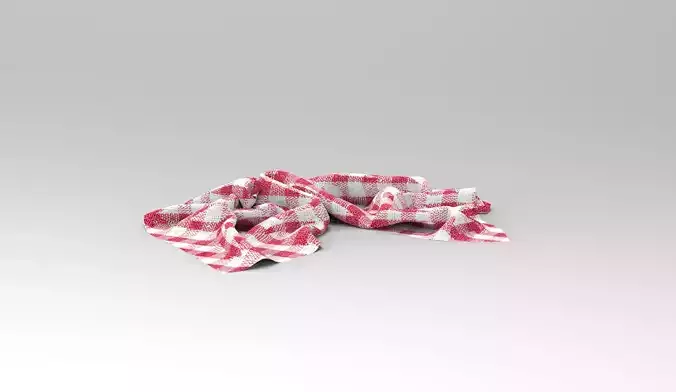 Cloth FBX 729 Low-poly 3D model
