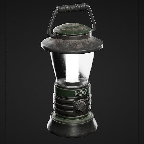 Lantern Low-poly 3D model