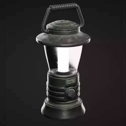 Lantern Low-poly 3D model