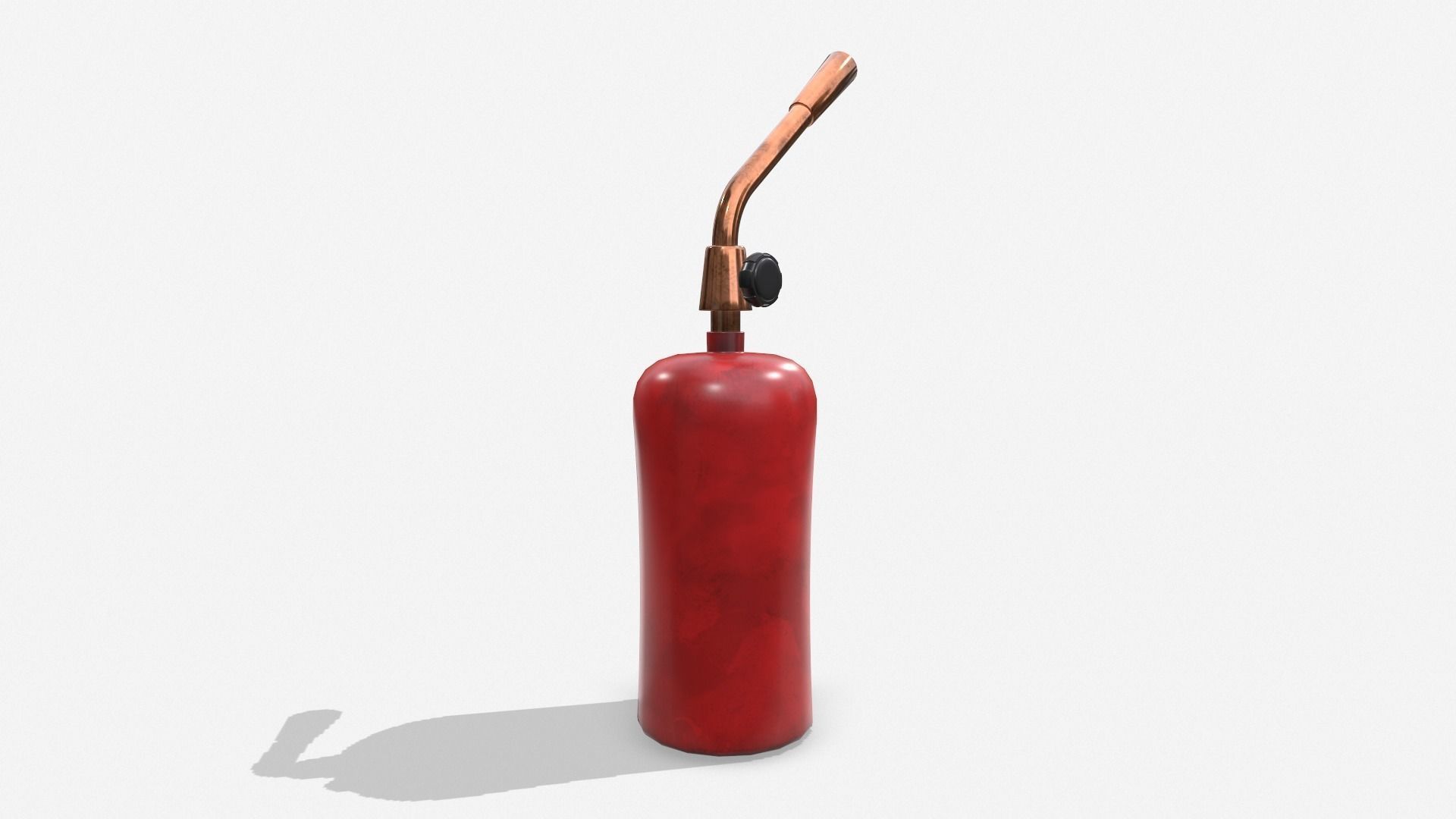 Cartoon BlowTorch 3D model_1