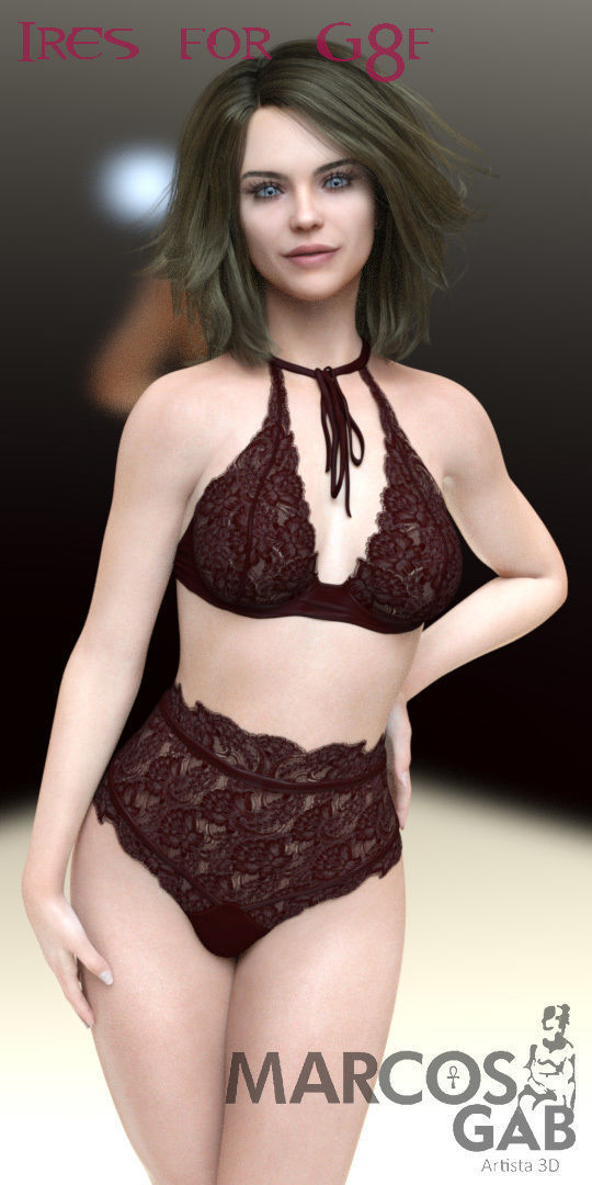 Ires for Genesis 8 Female 3D model_12
