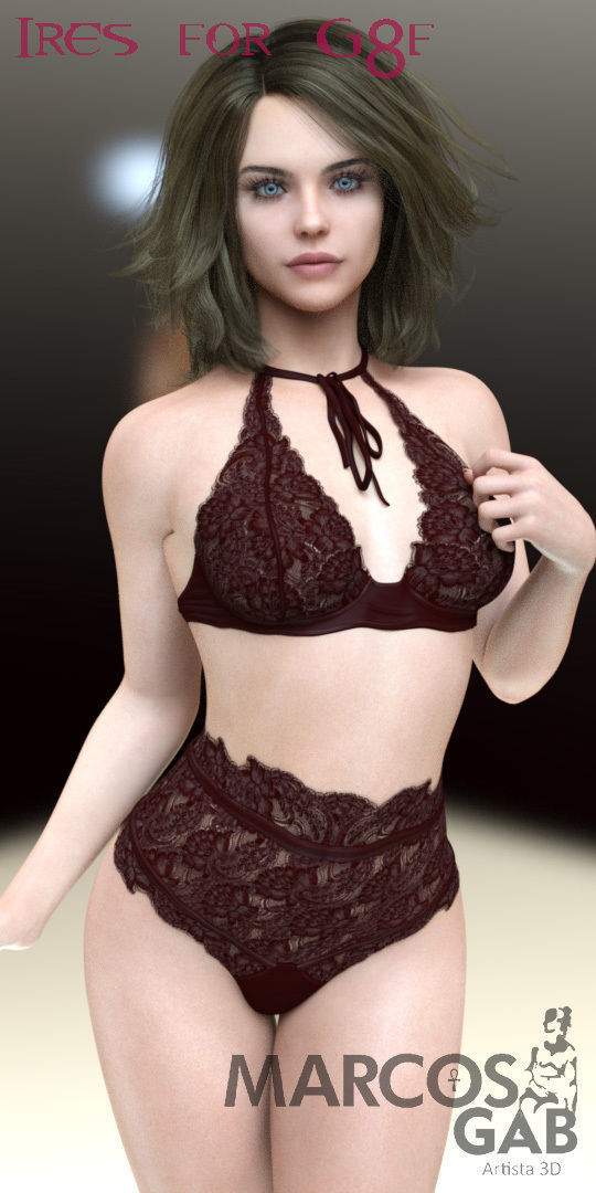 Ires for Genesis 8 Female 3D model_4