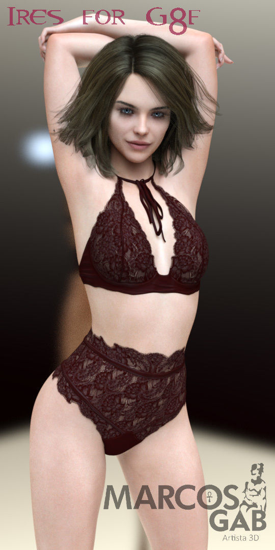 Ires for Genesis 8 Female 3D model_2