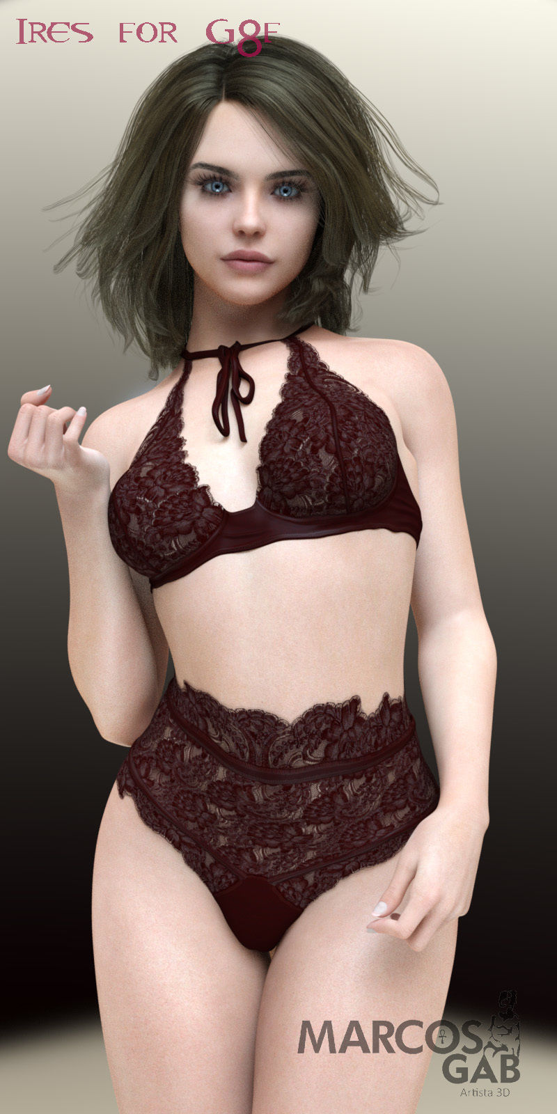 Ires for Genesis 8 Female 3D model_16