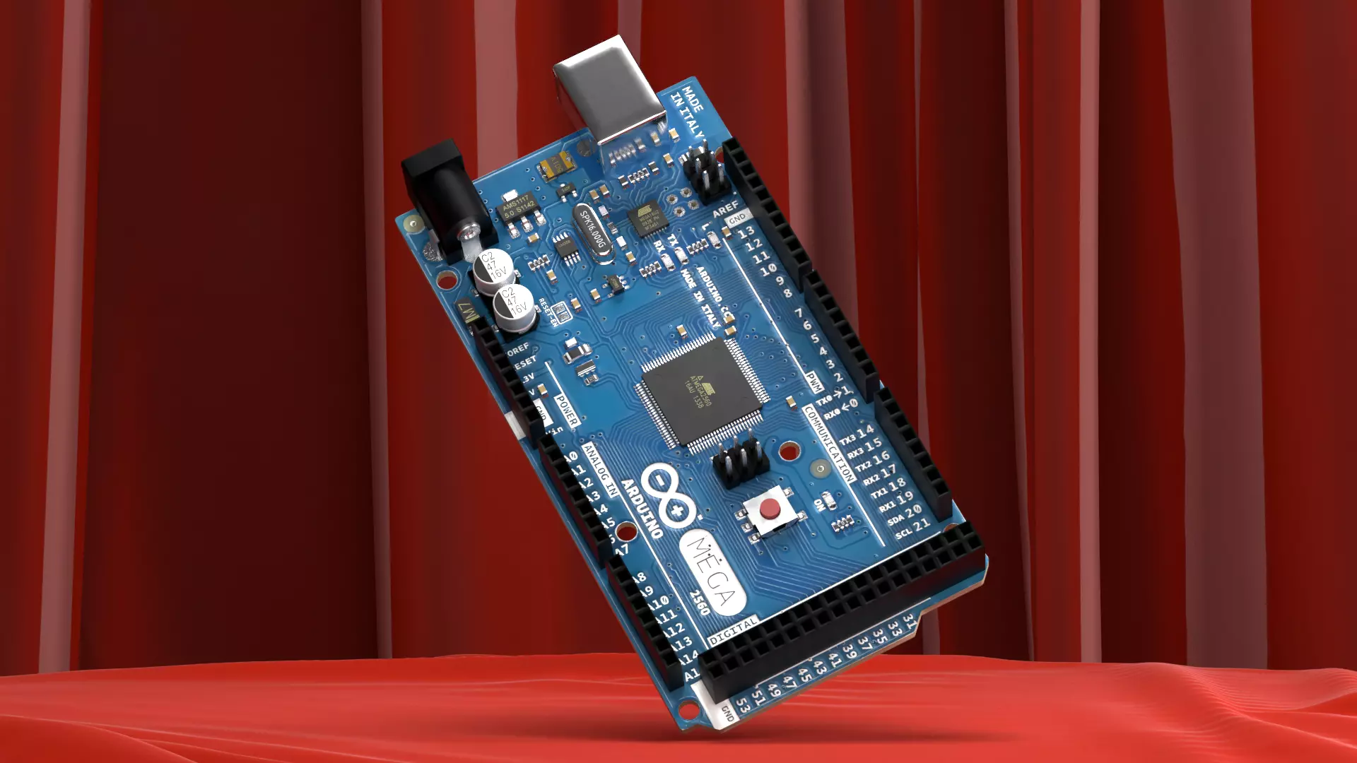 Arduino Mega 2560 3D model_0