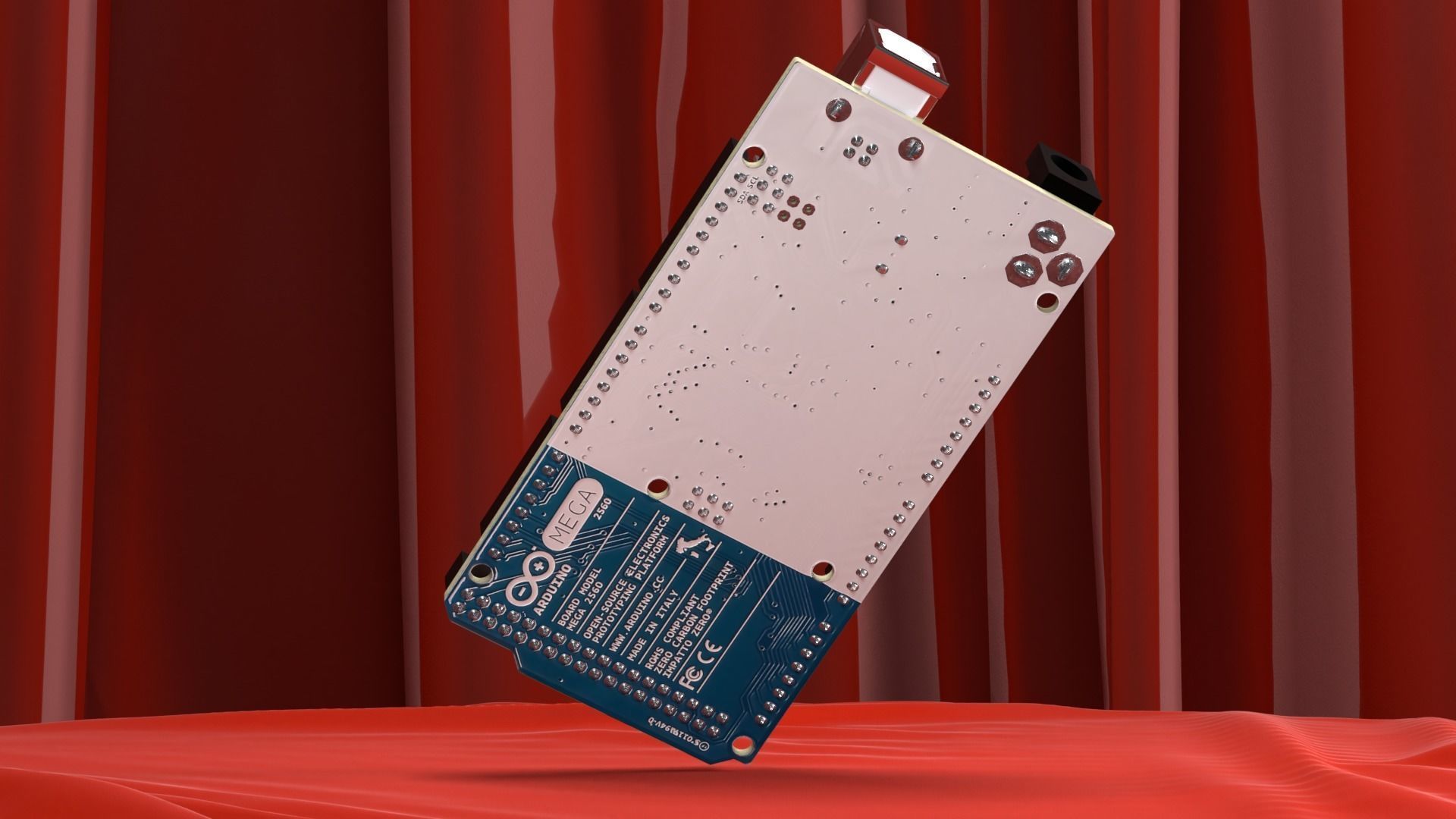 Arduino Mega 2560 3D model_2