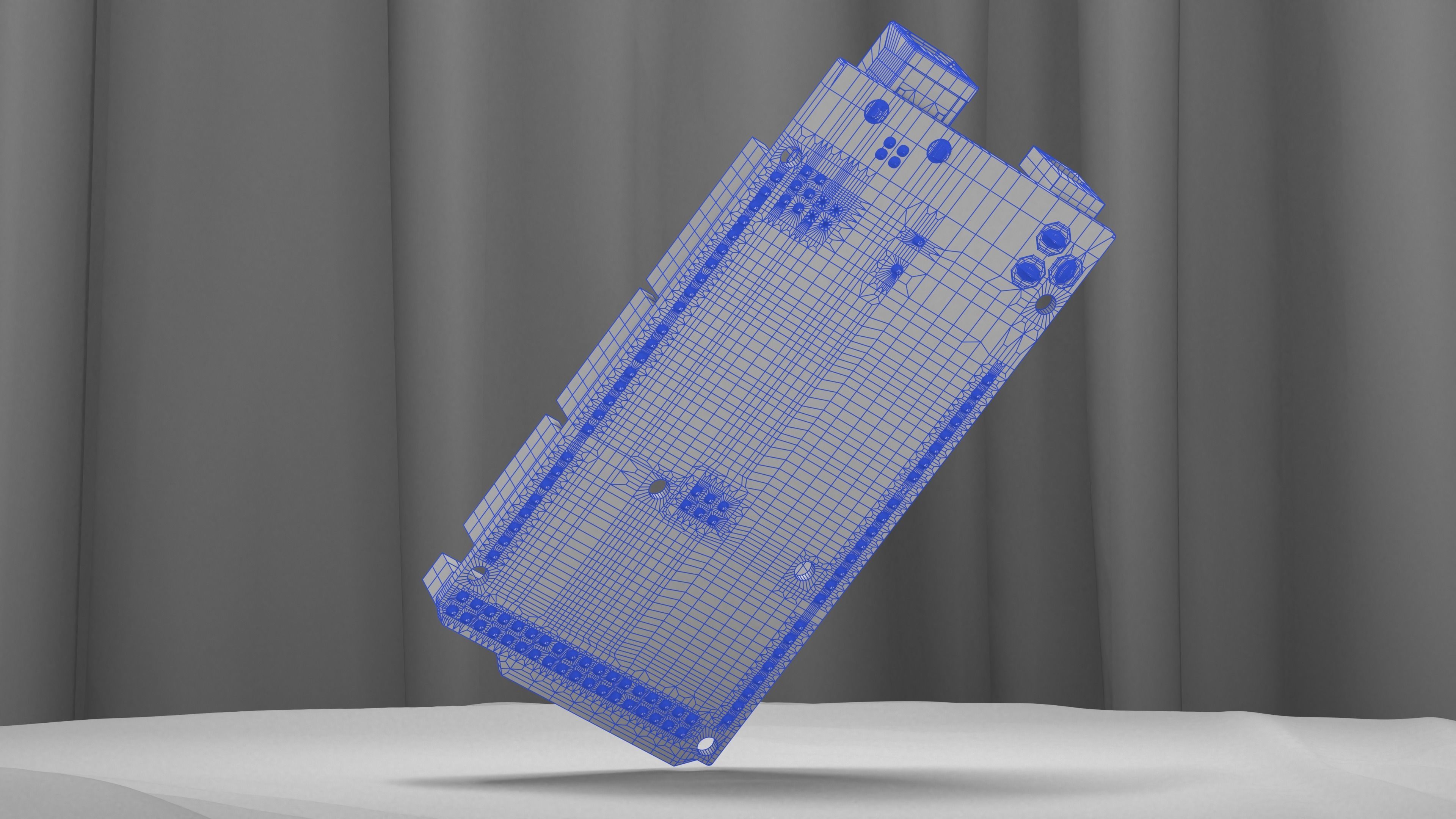 Arduino Mega 2560 3D model_13