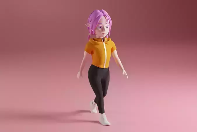 Simple Girl Elf Mesh