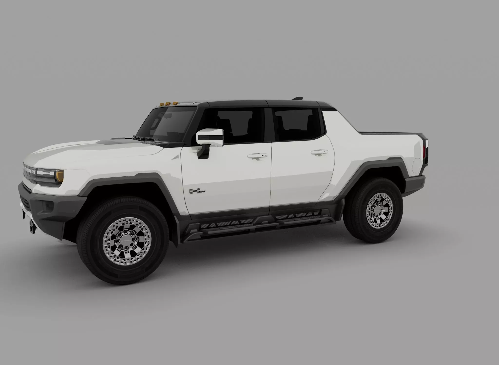 GMC Hummer EV 2022 Low-poly 3D model