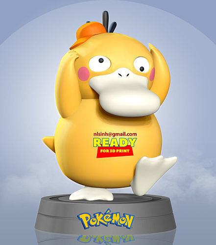 Psyduck - Pokemon Fanart 3D print model
