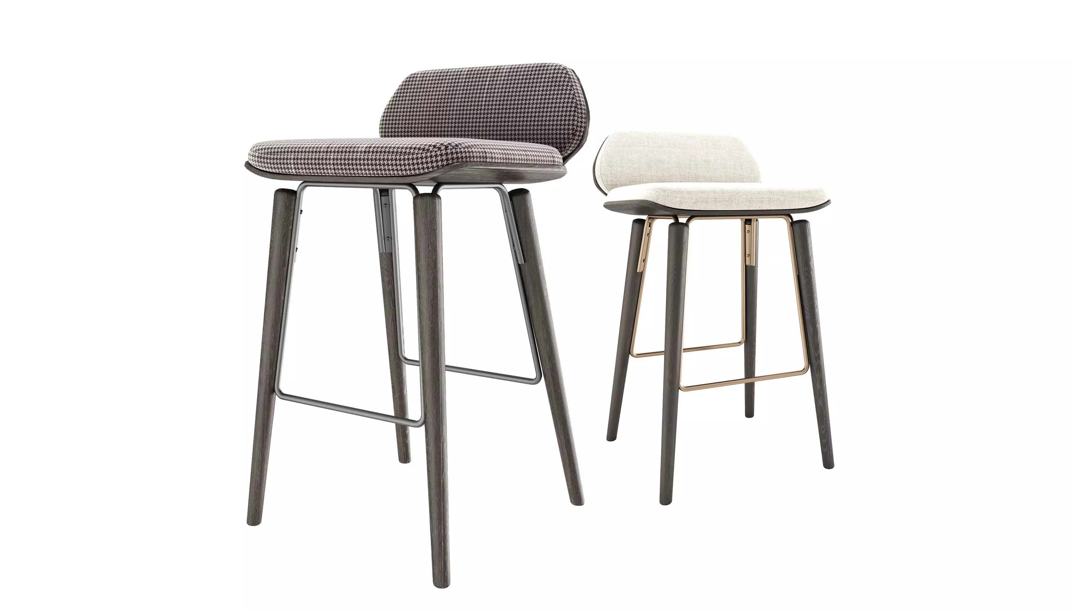 Praddy Broadway bar stool 3D model
