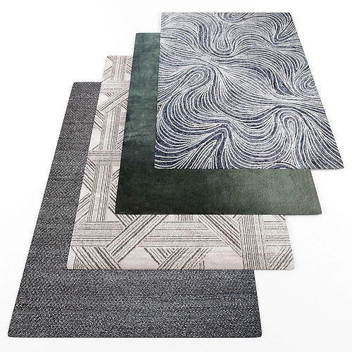 Rugs set360 3D model