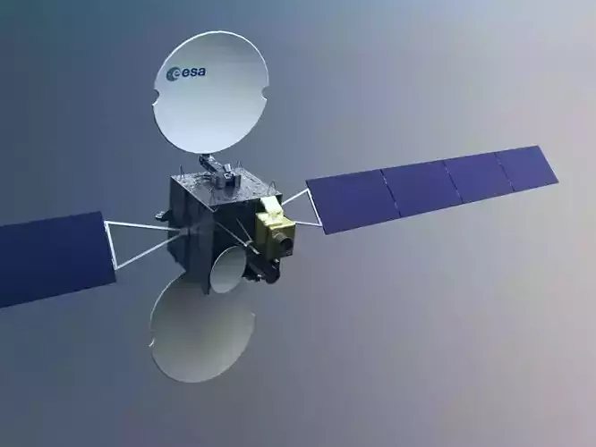 Orbiting Satellite 3D model