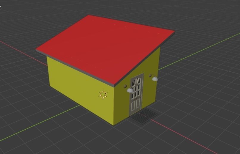 GAMING room high detailed Low-poly 3D model_3