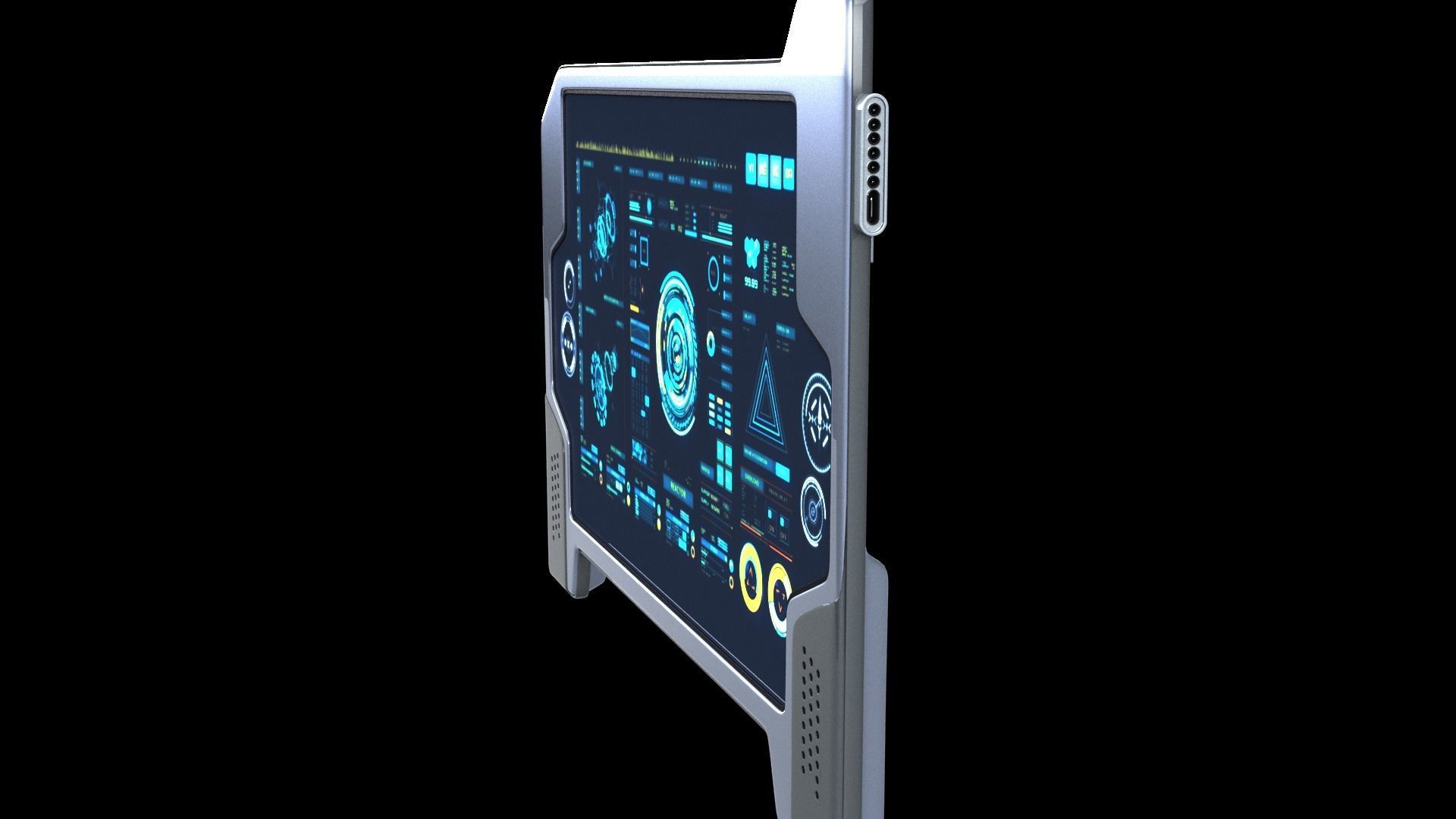 Sci-fi Touch Pad 3 3D model_5