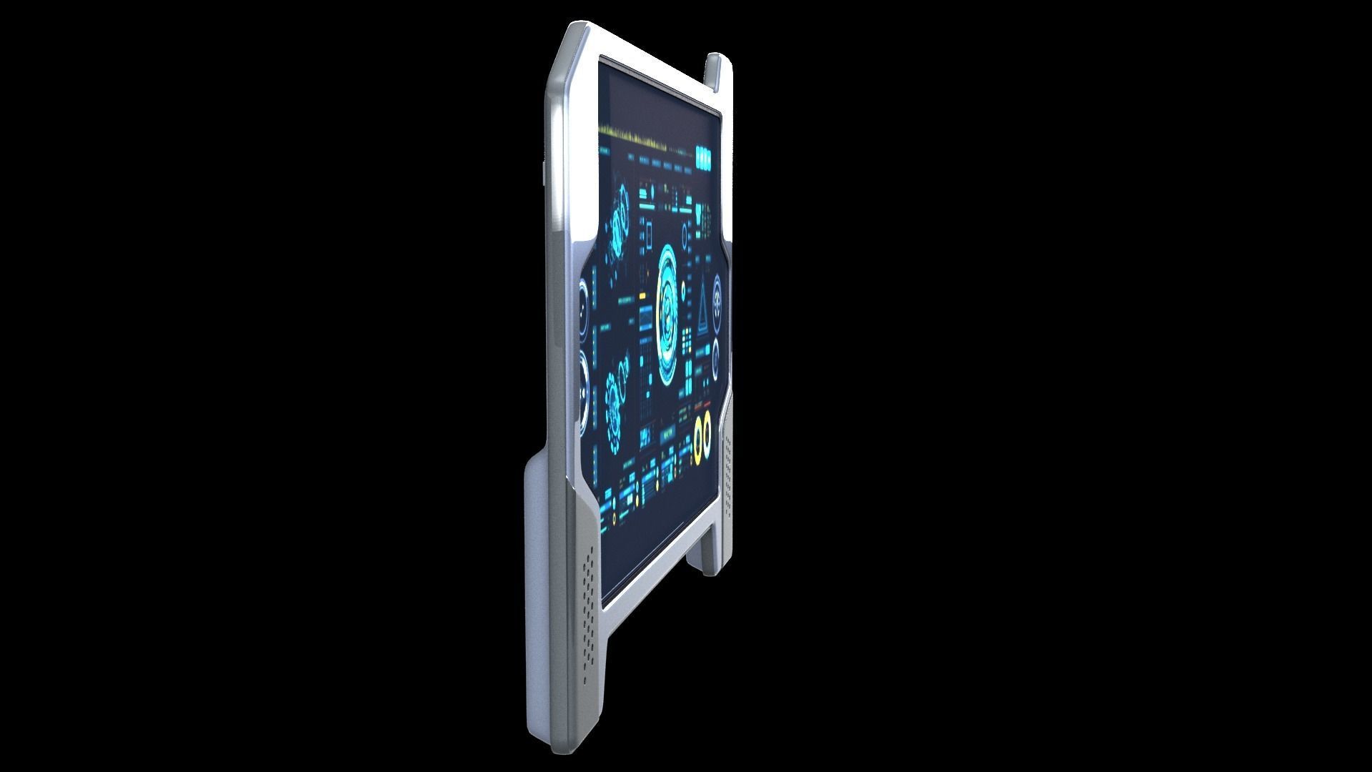 Sci-fi Touch Pad 3 3D model_9