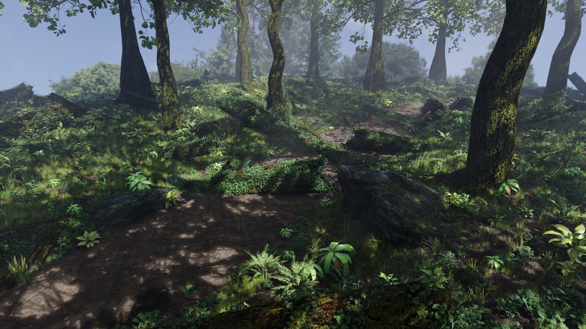 Forest Scene 3D model_3