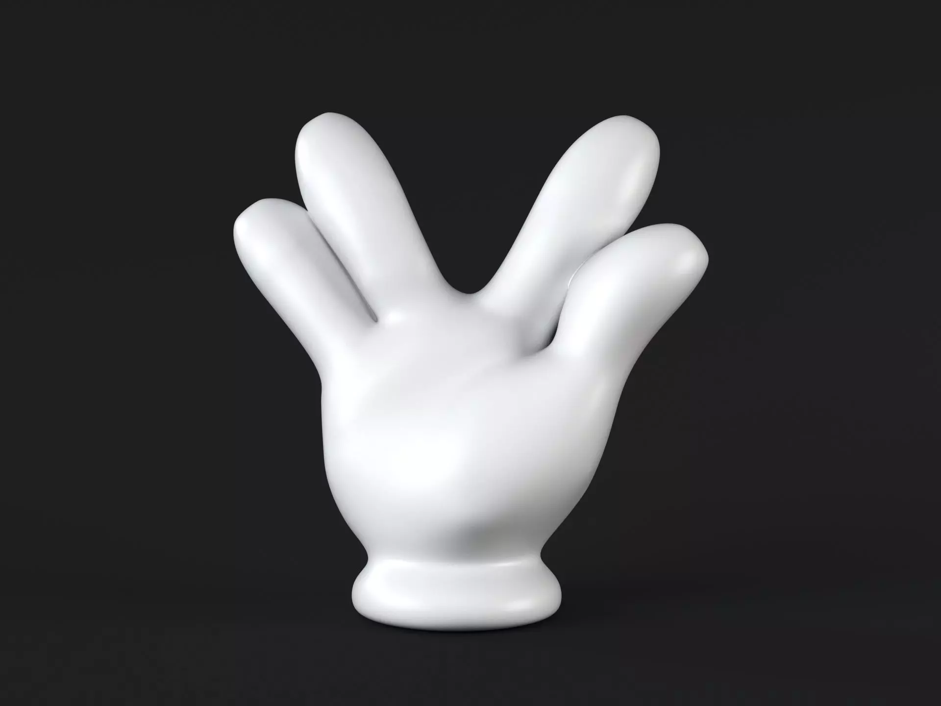 Mickey Hand Star Trek 3D print model_0