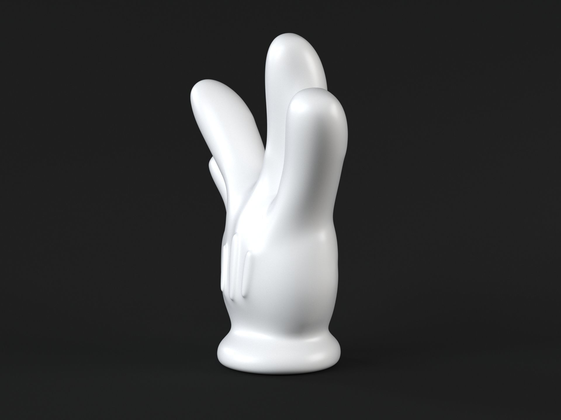 Mickey Hand Star Trek 3D print model_8