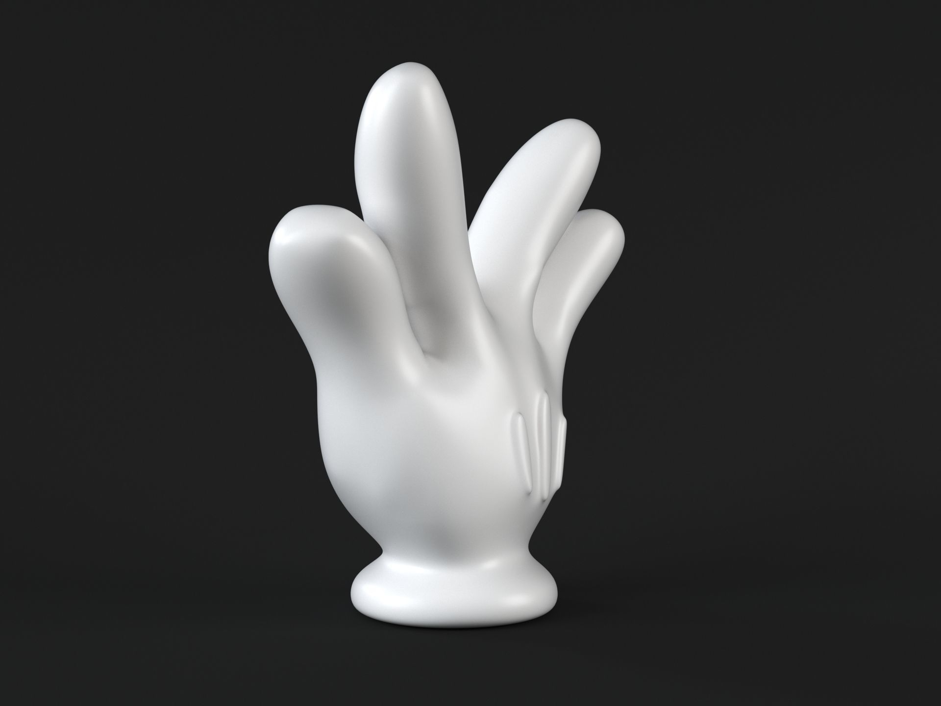 Mickey Hand Star Trek 3D print model_5