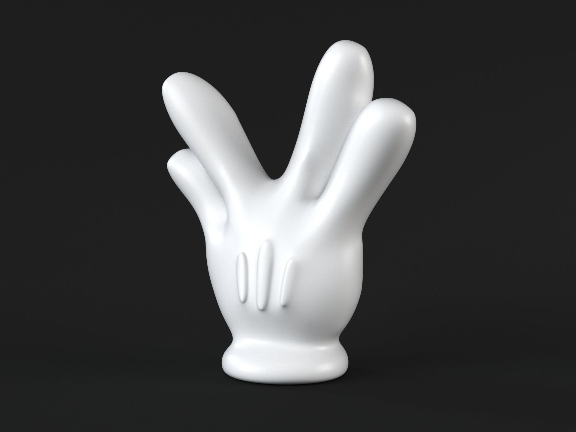 Mickey Hand Star Trek 3D print model_7