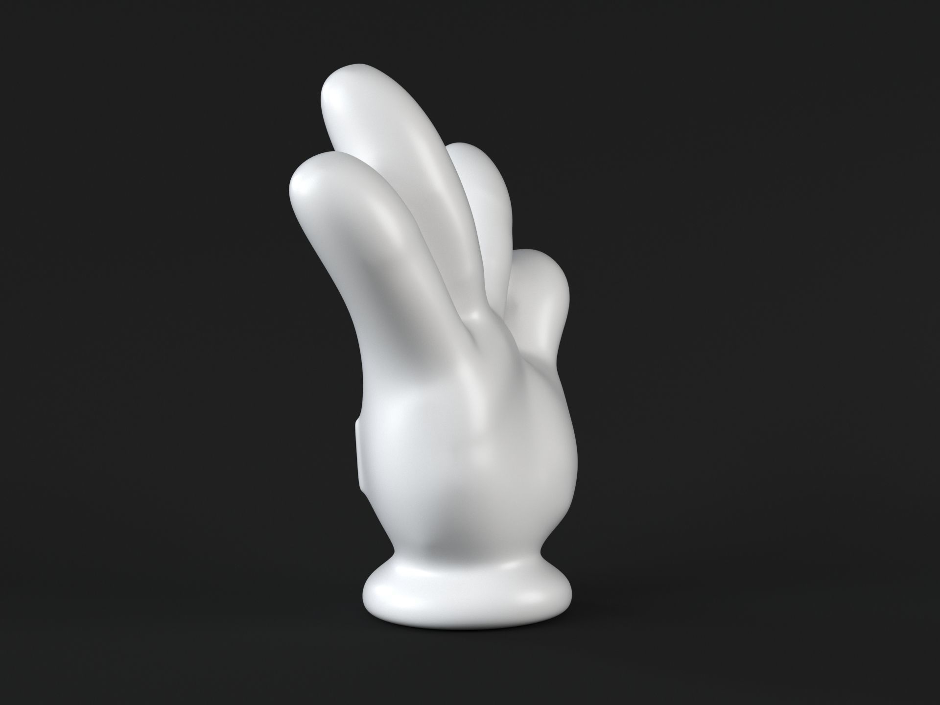 Mickey Hand Star Trek 3D print model_9