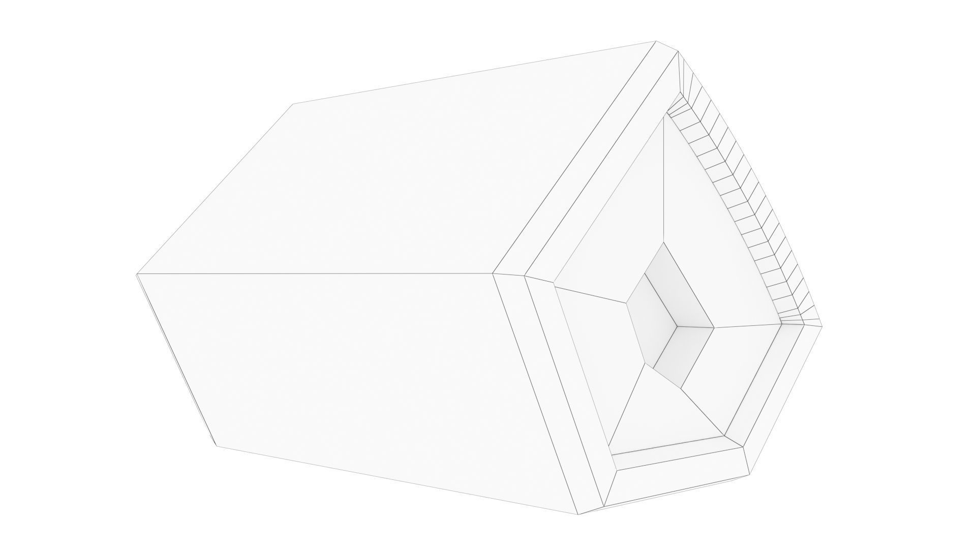 PA Active Speaker Low-poly 3D model_7