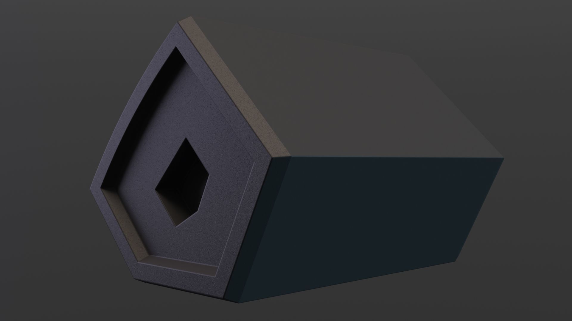 PA Active Speaker Low-poly 3D model_2
