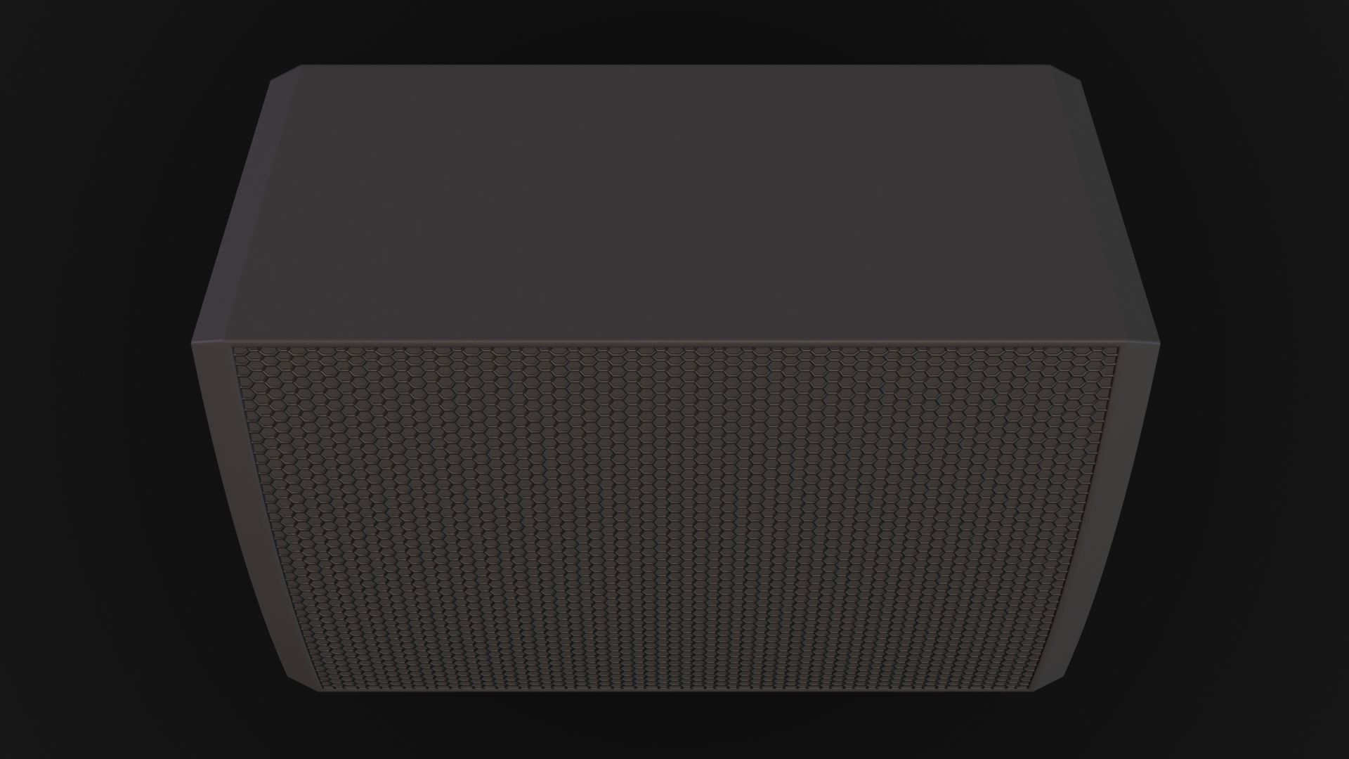 PA Active Speaker Low-poly 3D model_4