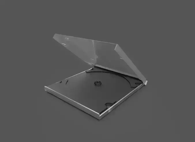 CD Cover Low-poly 3D model