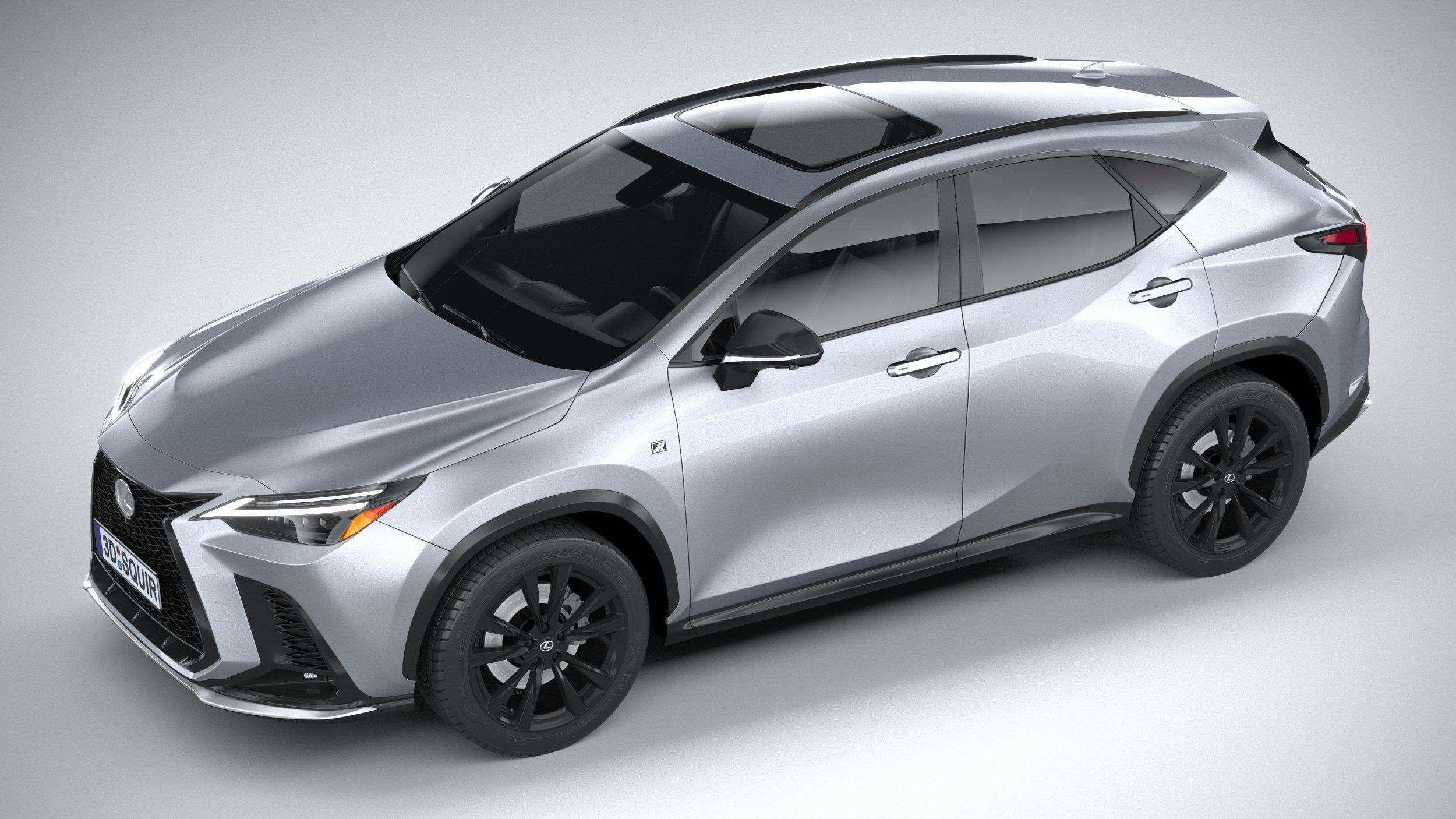 Lexus NX300 F-Sport 2022 3D model_7