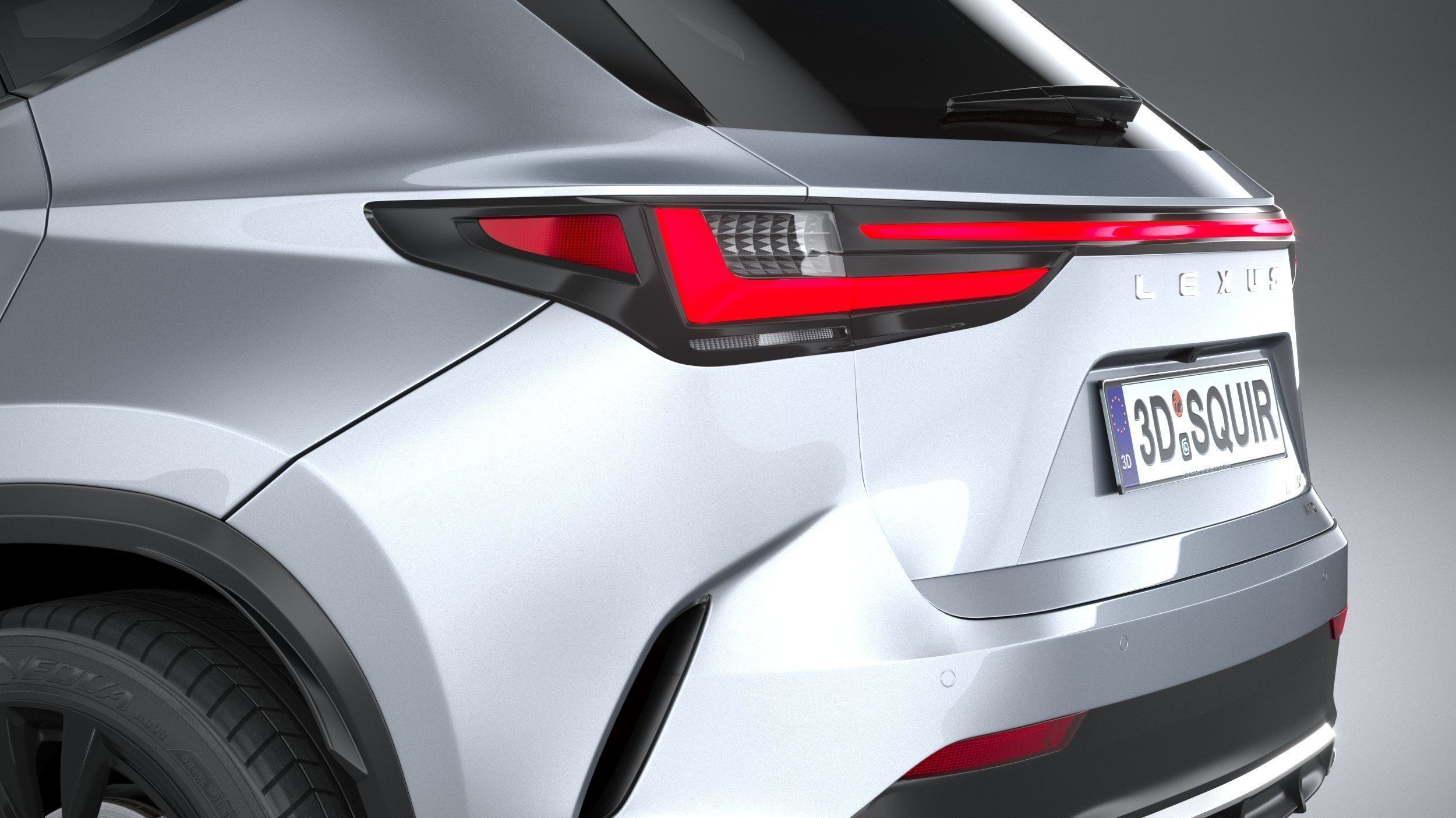 Lexus NX300 F-Sport 2022 3D model_6