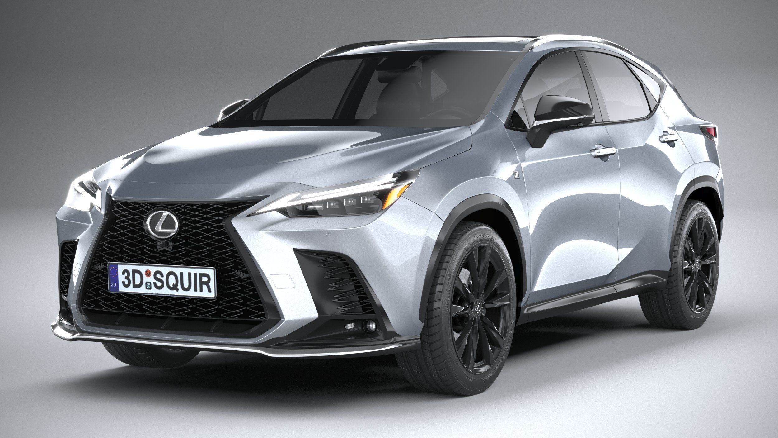 Lexus NX300 F-Sport 2022 3D model_2