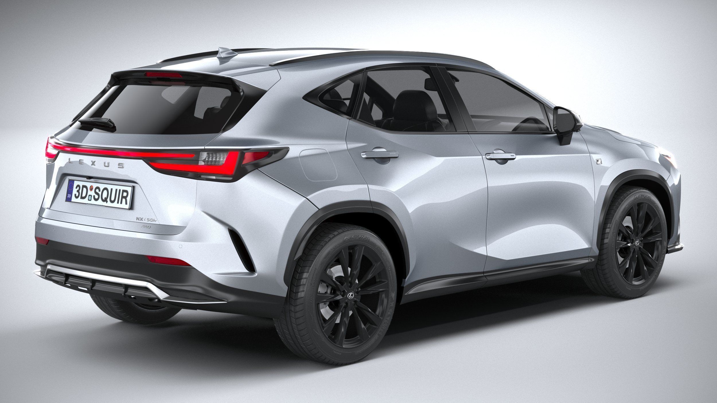 Lexus NX300 F-Sport 2022 3D model_17