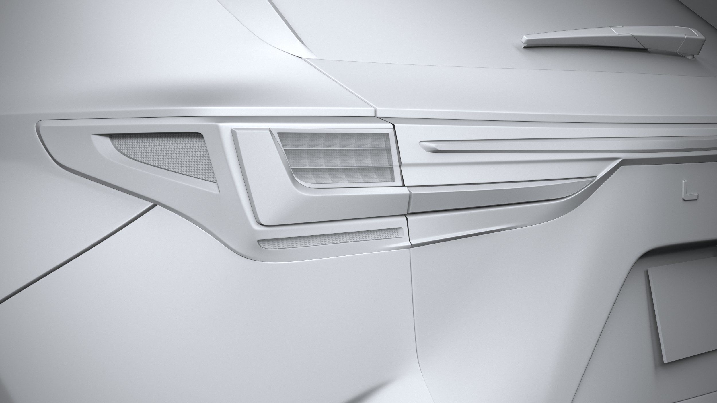 Lexus NX300 F-Sport 2022 3D model_24