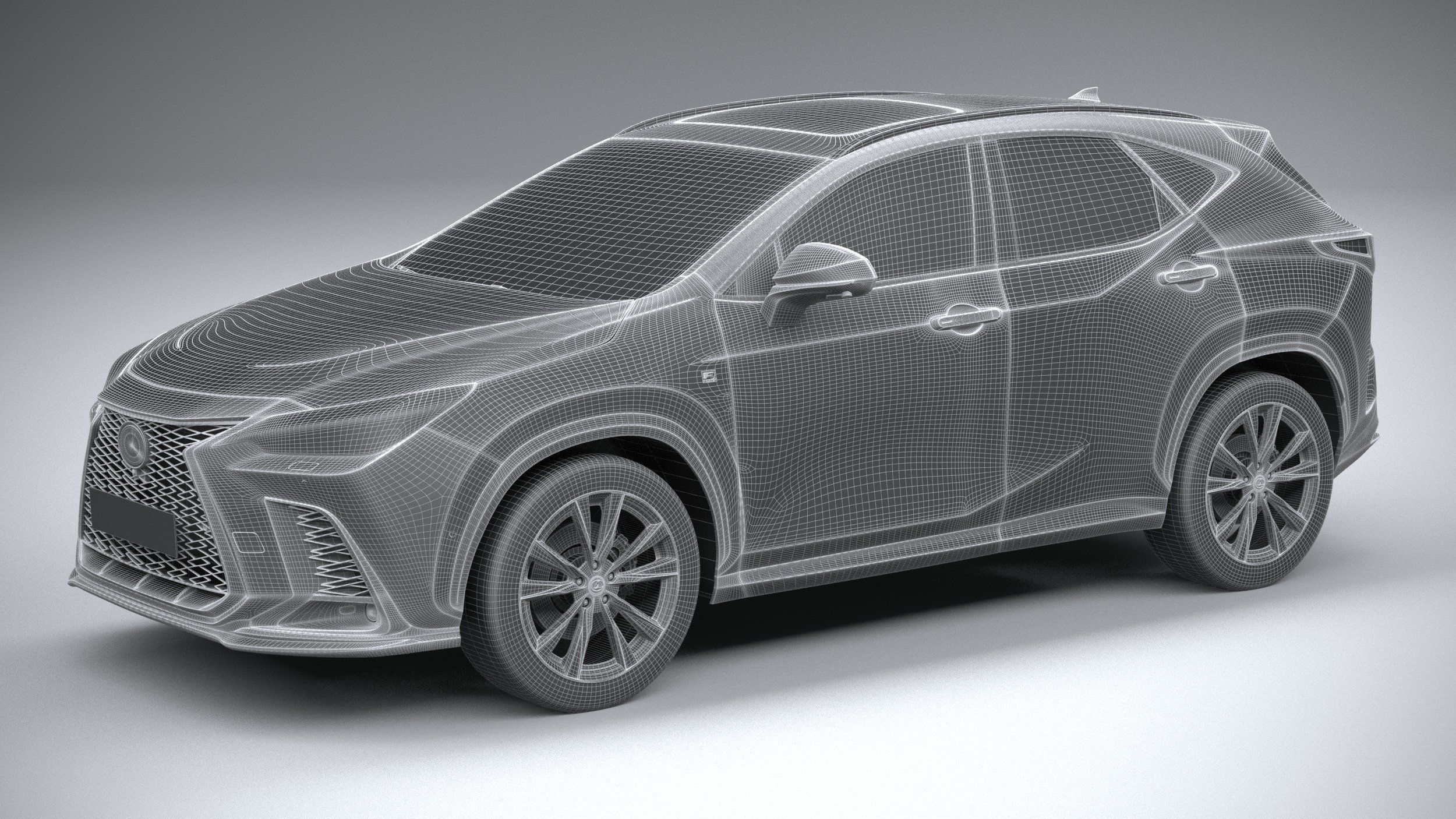 Lexus NX300 F-Sport 2022 3D model_26