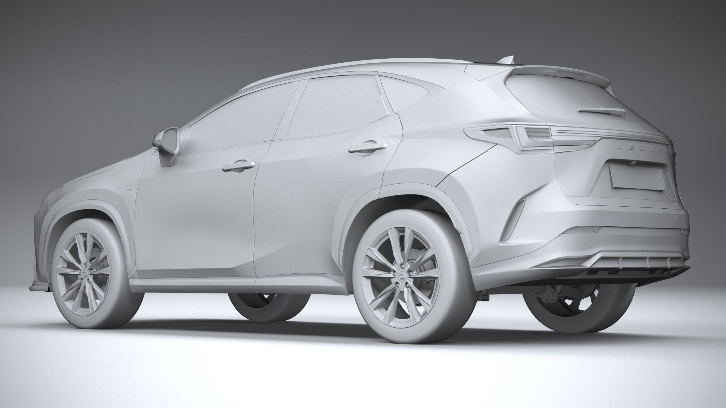 Lexus NX300 F-Sport 2022 3D model_21