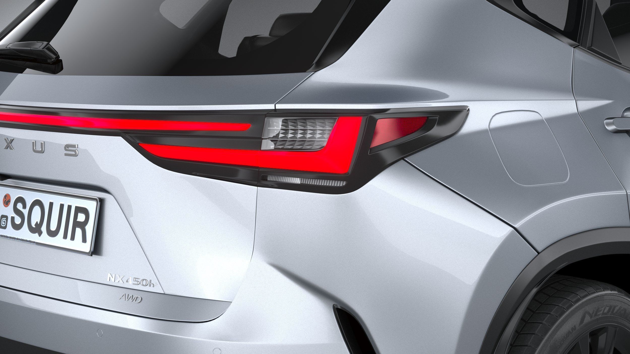 Lexus NX300 F-Sport 2022 3D model_18