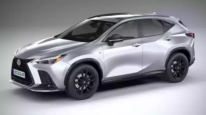 Lexus NX300 F-Sport 2022 3D model
