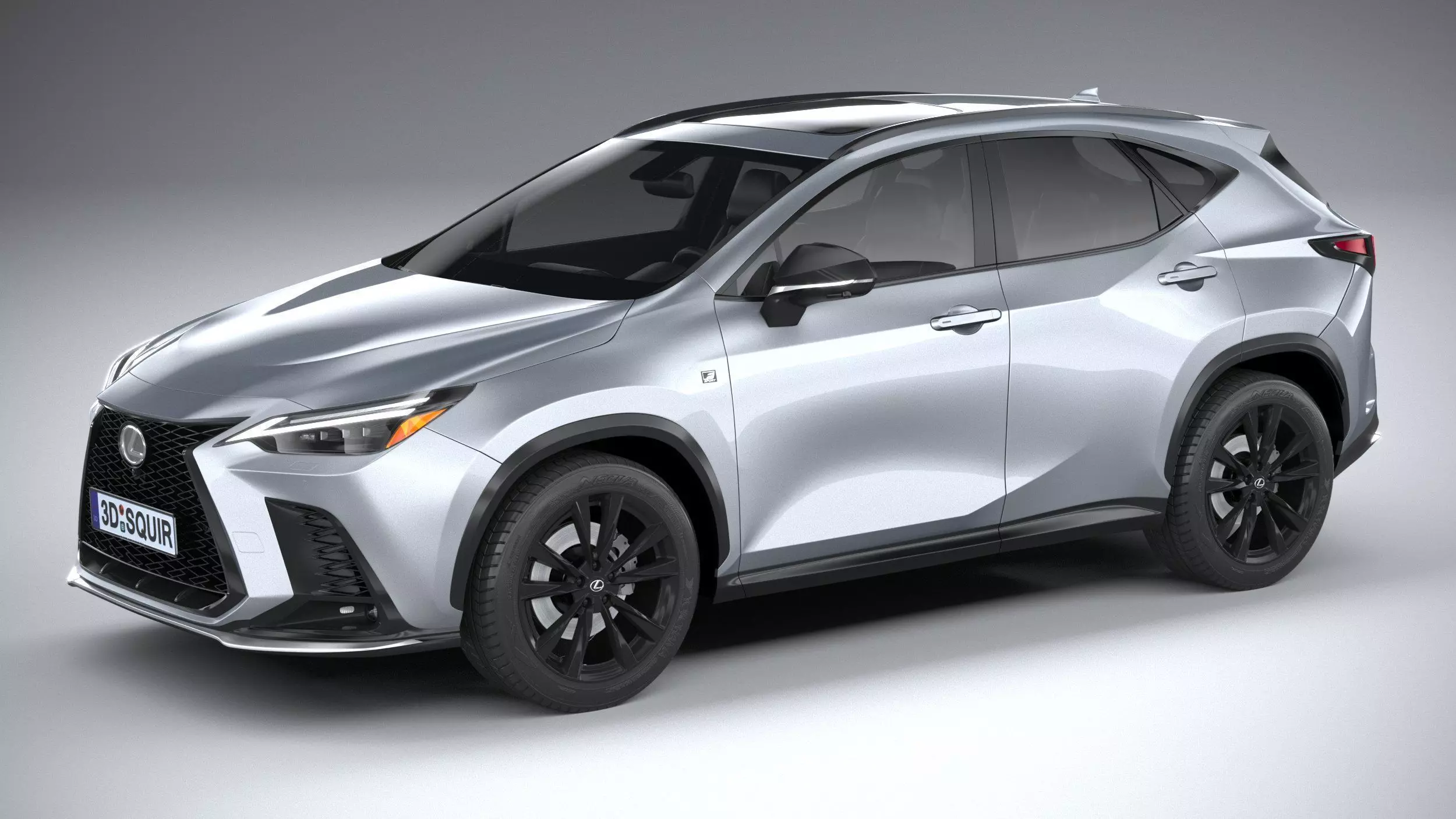 Lexus NX300 F-Sport 2022 3D model_0