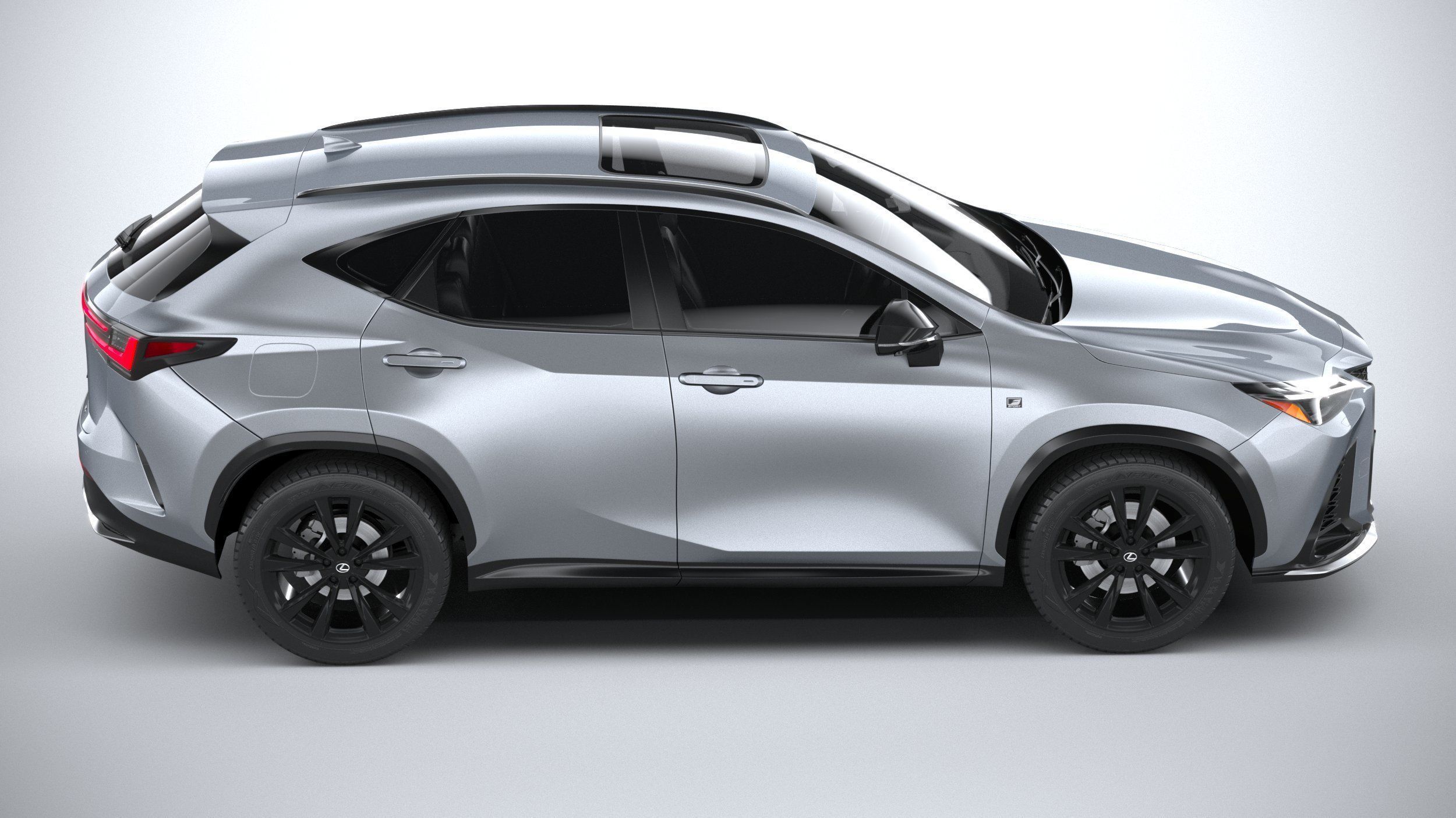 Lexus NX300 F-Sport 2022 3D model_11