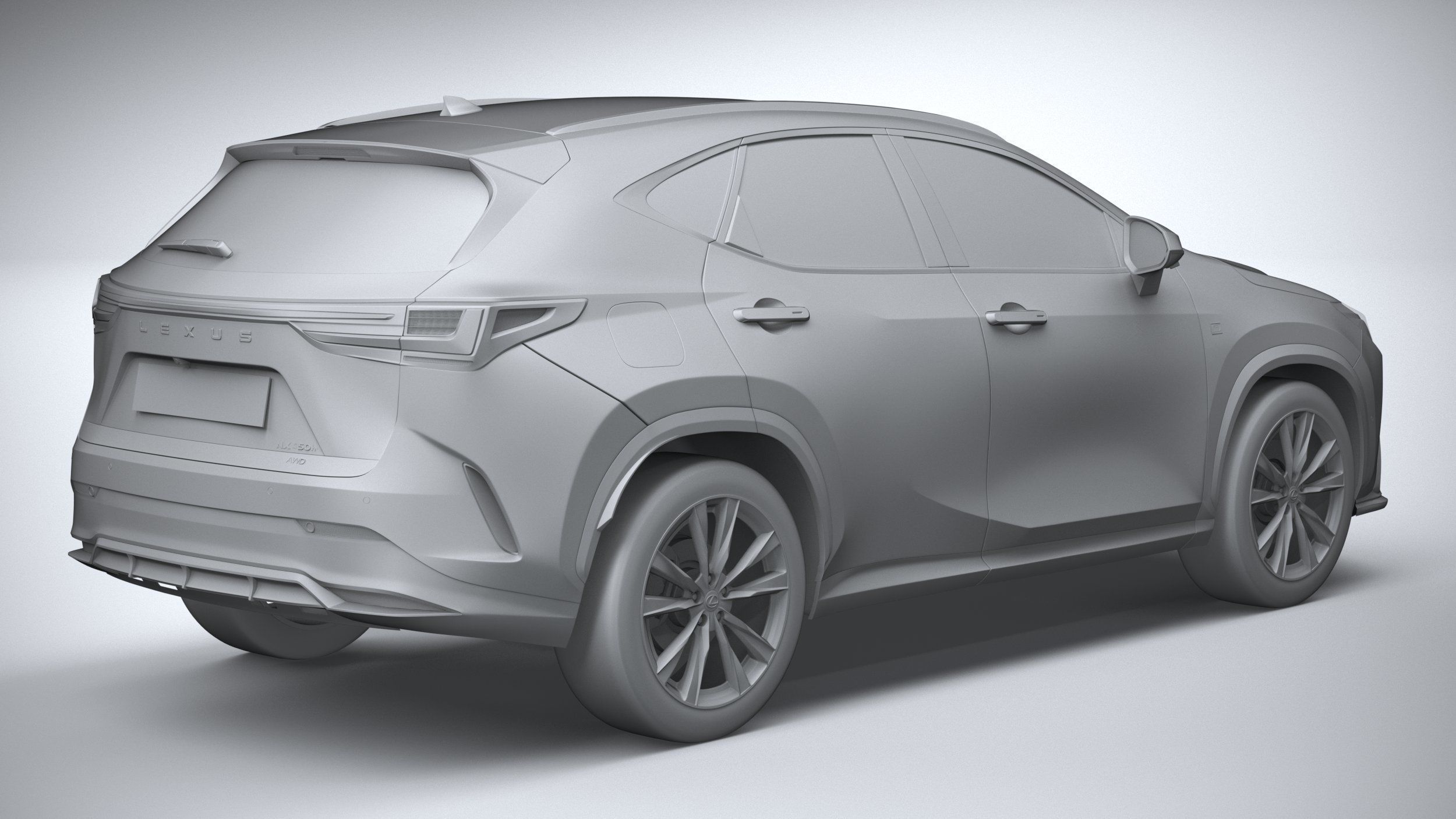 Lexus NX300 F-Sport 2022 3D model_25