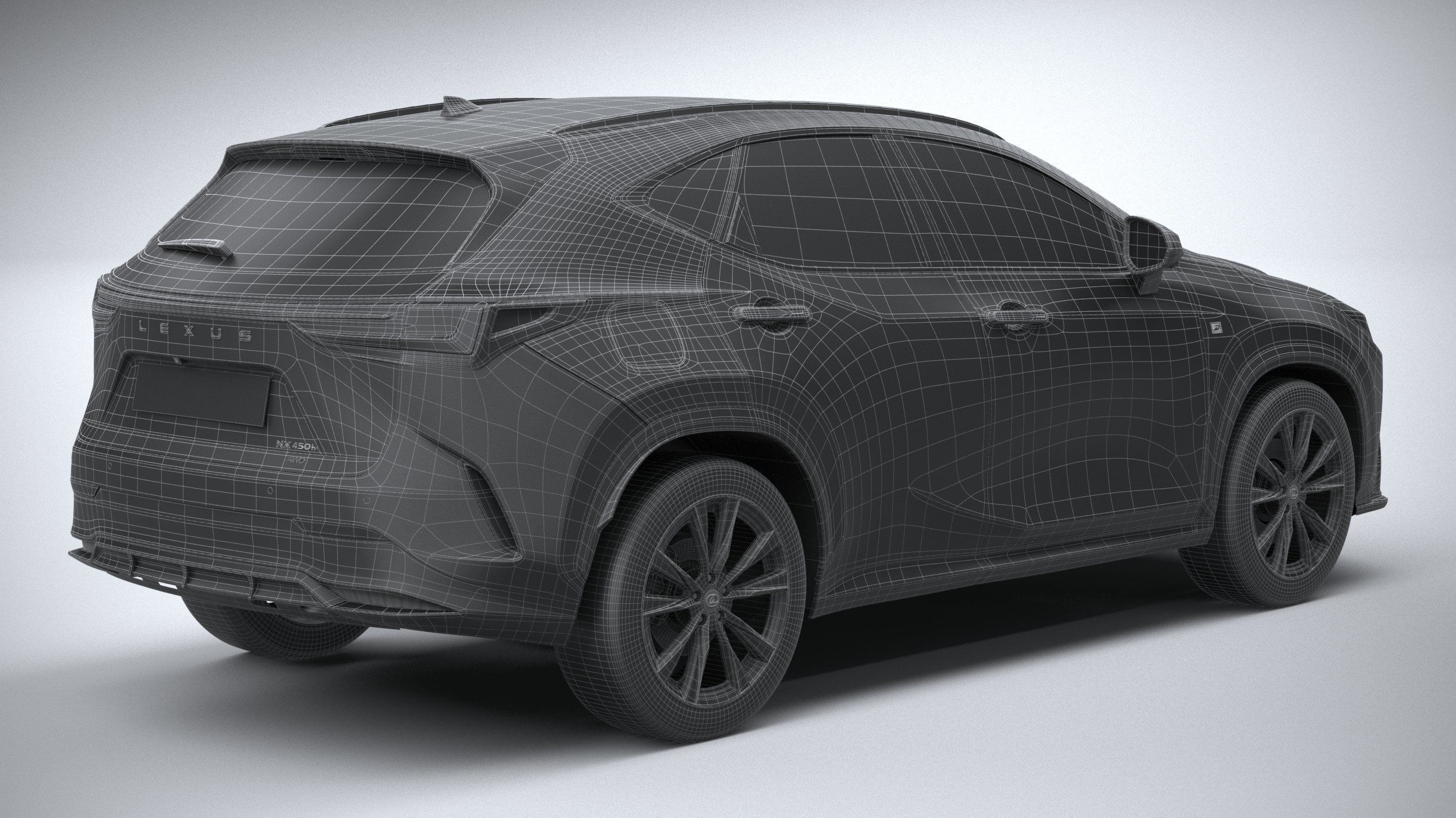 Lexus NX300 F-Sport 2022 3D model_29