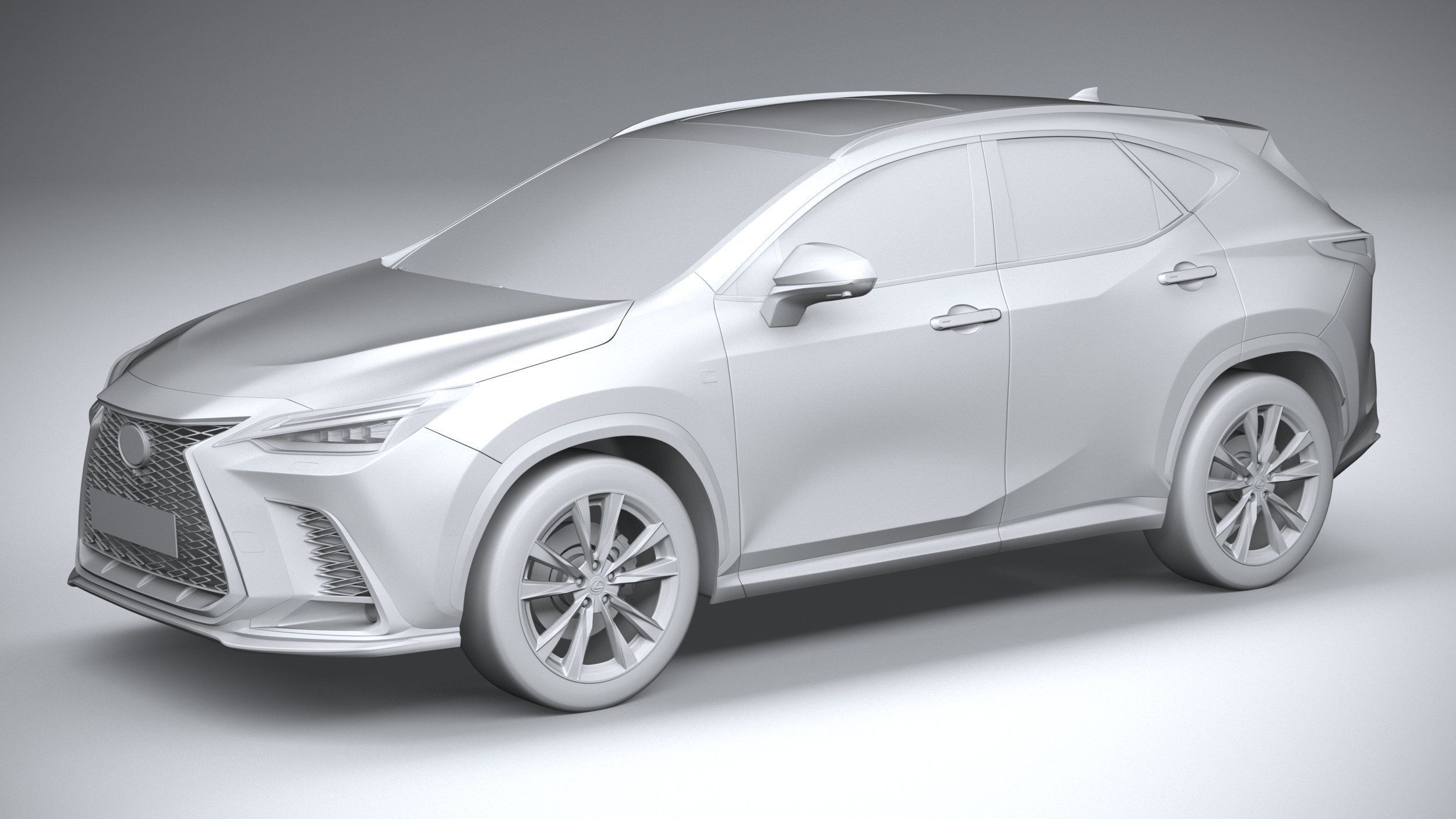Lexus NX300 F-Sport 2022 3D model_19
