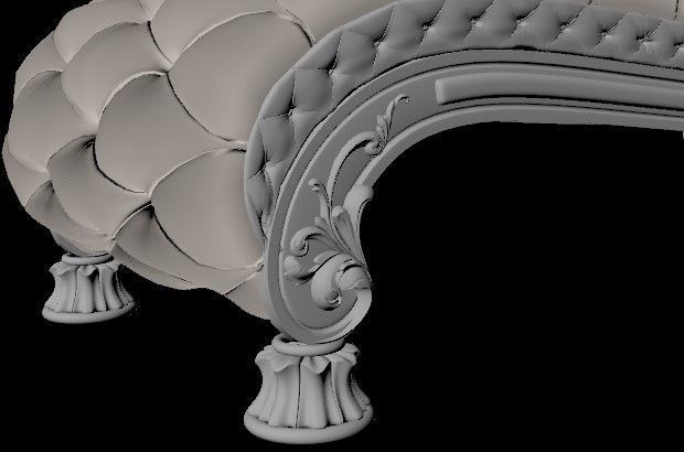 sofa High quality 3d models for processing on a cnc machine STL 3D model_3