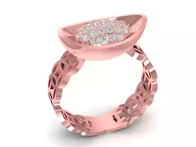 feng shui ingot ring 1260 3D print model