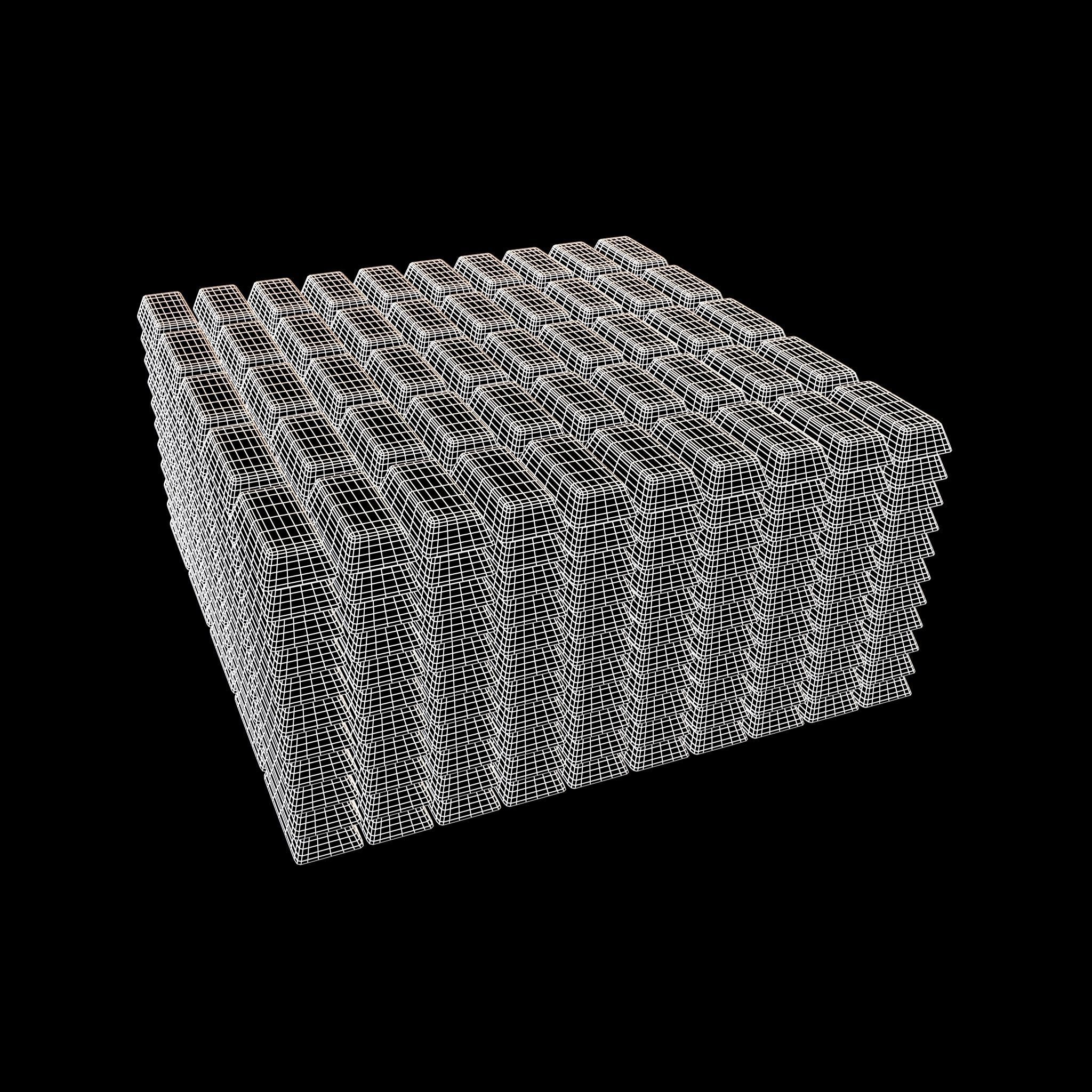 Gold Bars v1 001 3D model_4