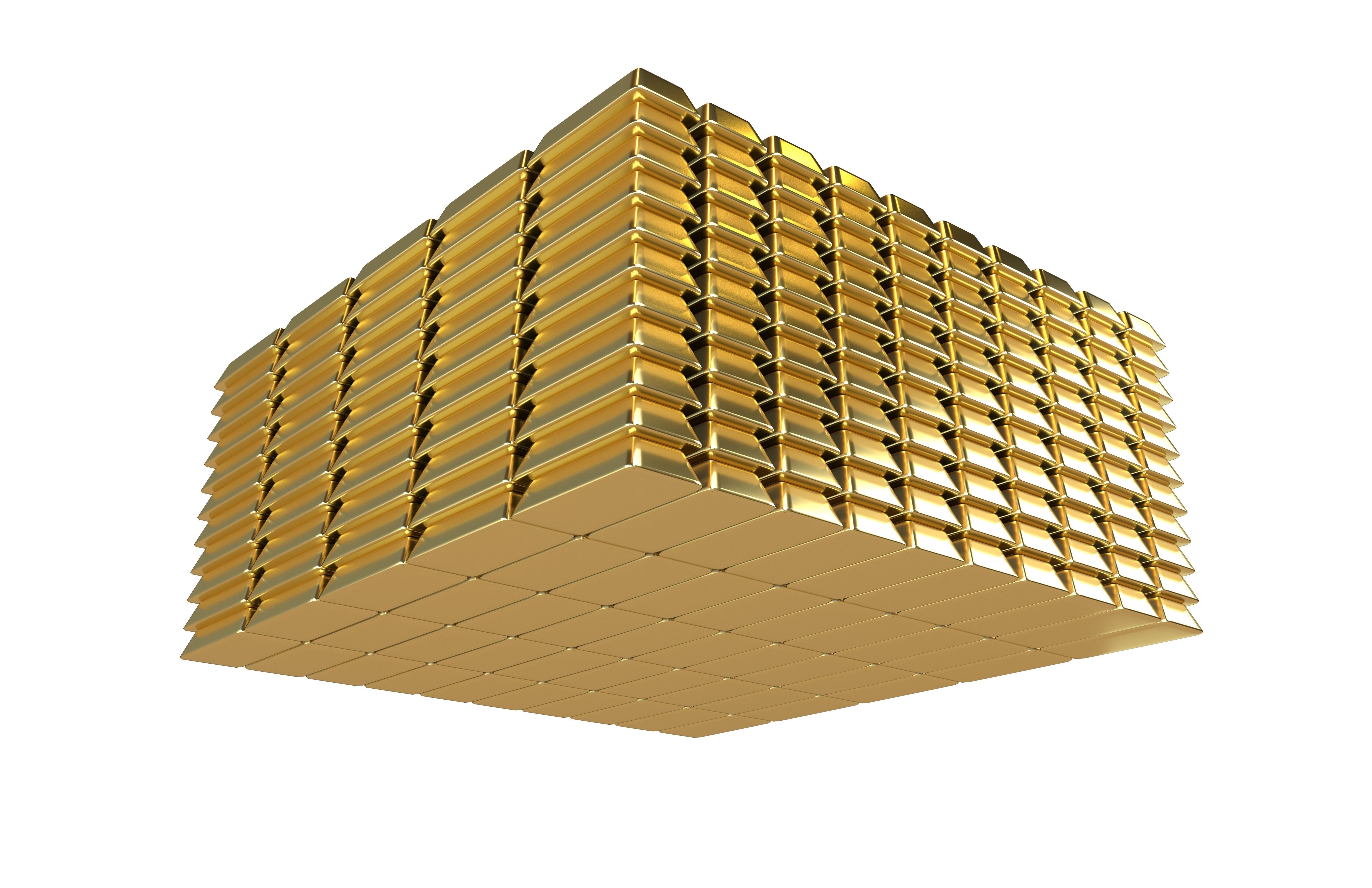 Gold Bars v1 001 3D model_3